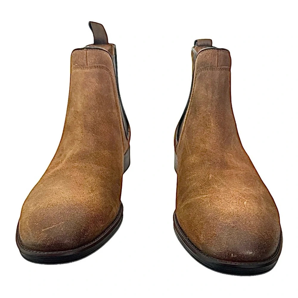 Johnston & Murphy Chelsea Boots Style 15-1480 Men’s Size 10.5M Nubuck Leather